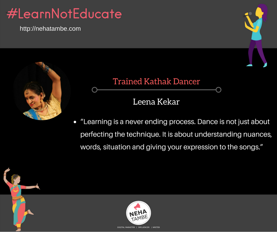 Dance as a career and how to go about it? Interview with Leena Ketkar