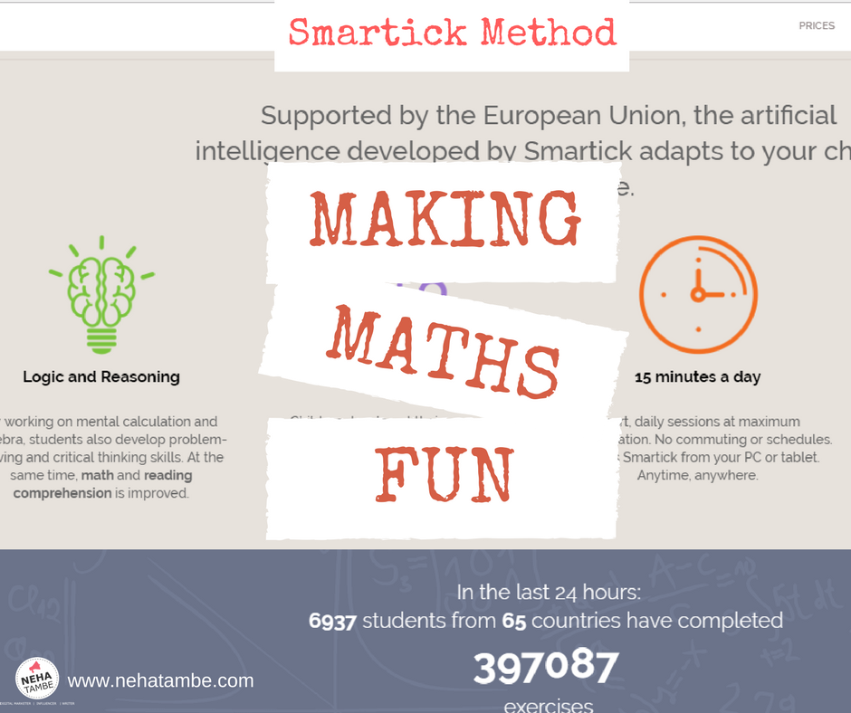 Smartick helps the child to understand concepts, improve calculation skills, concentration and mental agility.