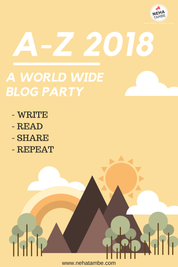 A-Z is a blogging challenge that will help push your blog to the next level
