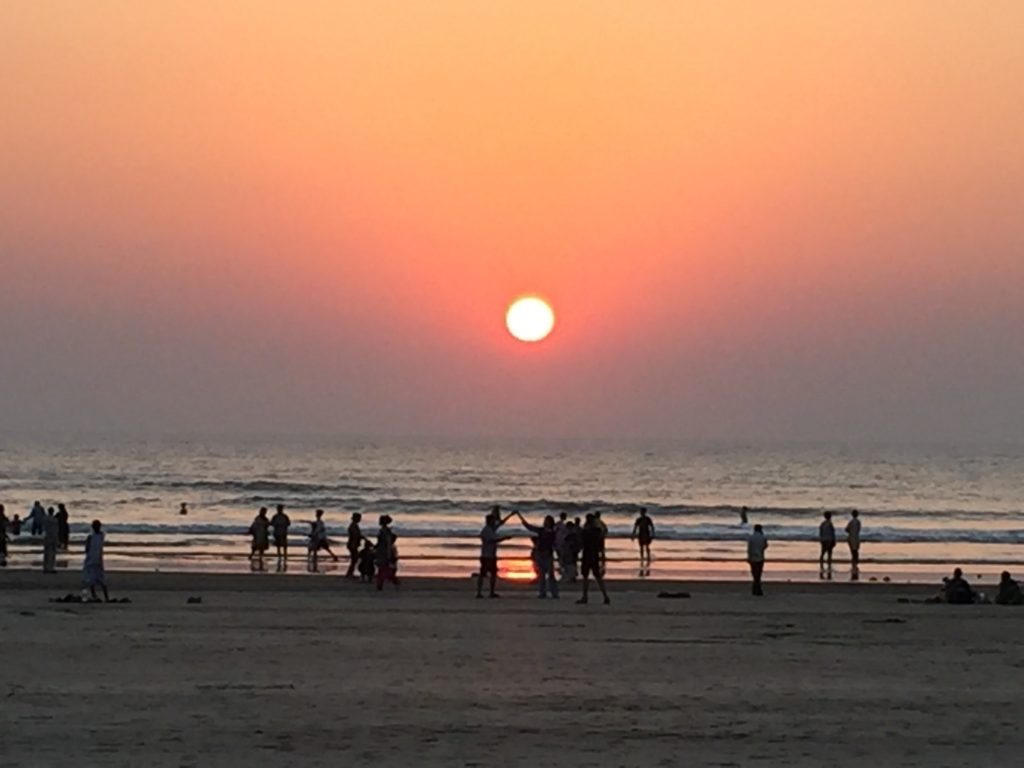 Sunset at Shrivardhan beach