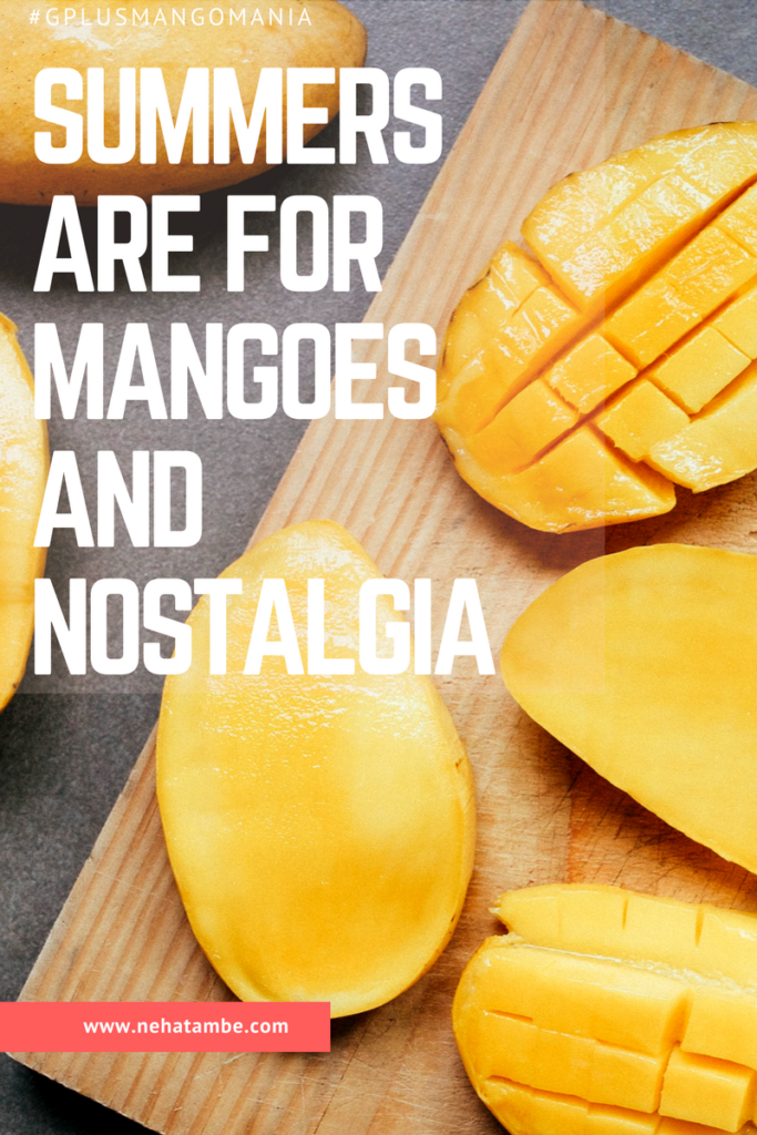 Indian's love mangoes and it holds a special place in my heart as I have a lot of memories associated with it.