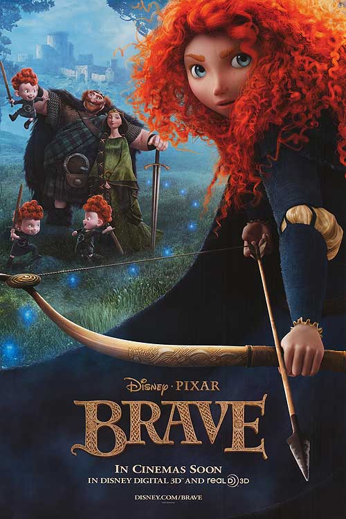 Brave, an animated movie by disney pixar. 