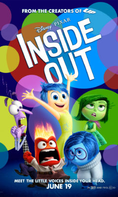 An animated movie by Disney. Inside out talks about emotions as small beings in our head