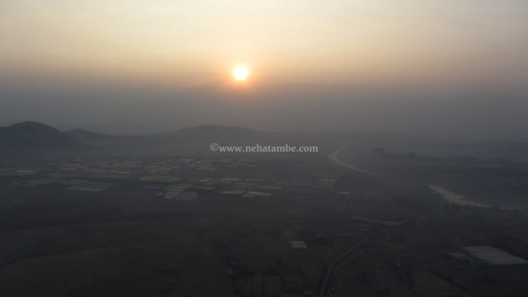 A view from the hot air balloon