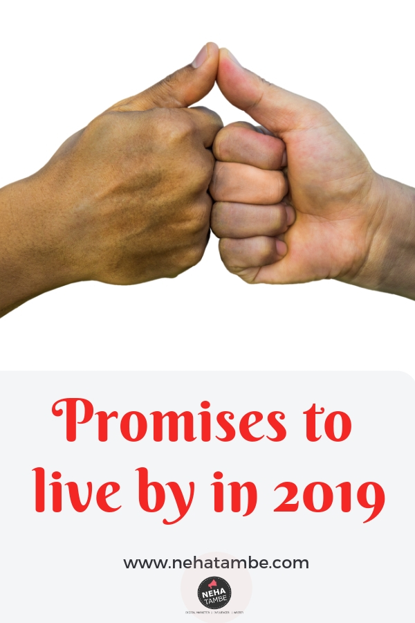 New year resolutions for 2019
