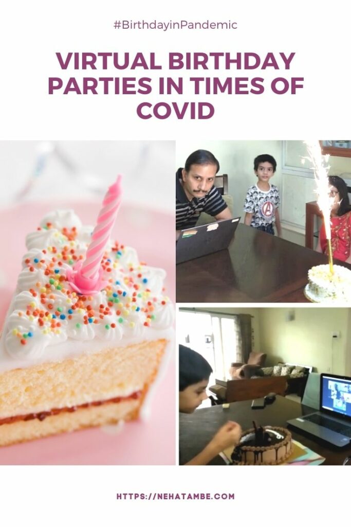 Virtual birthday parties in times of COVID