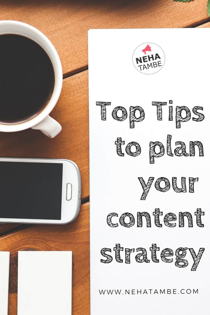 Top tips to keep in mind when planning a content strategy