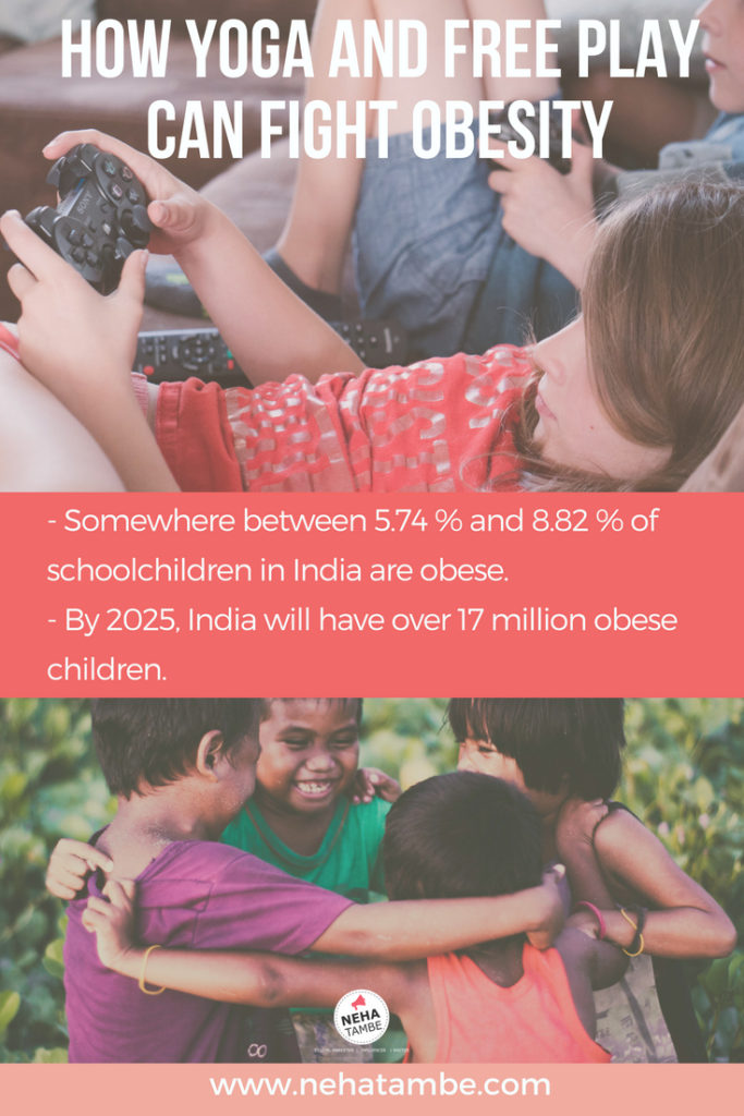 community play and Yoga could be the answer for the current lifestyle disorders that our children are facing. This is something that is worrisome and needs attention, as our future generation is at stake.