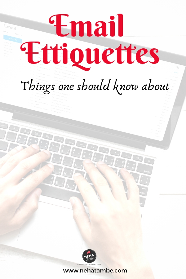 Email Etiquette for those working from home