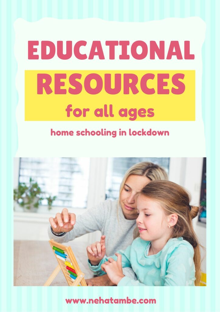 Educational resources for all ages to help learning amid lockdown