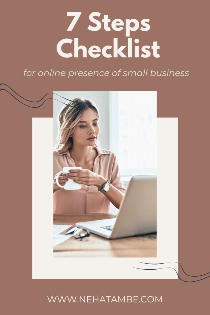 7 Steps Checklist for online presence of small business