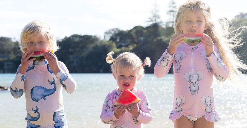 Cheeky Chickadee swimwear. Australian kids swimwear brands that I liked.